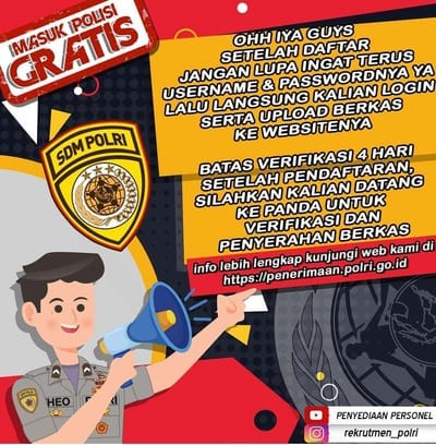 stia aan yogyakarta penerimaan anggota polri