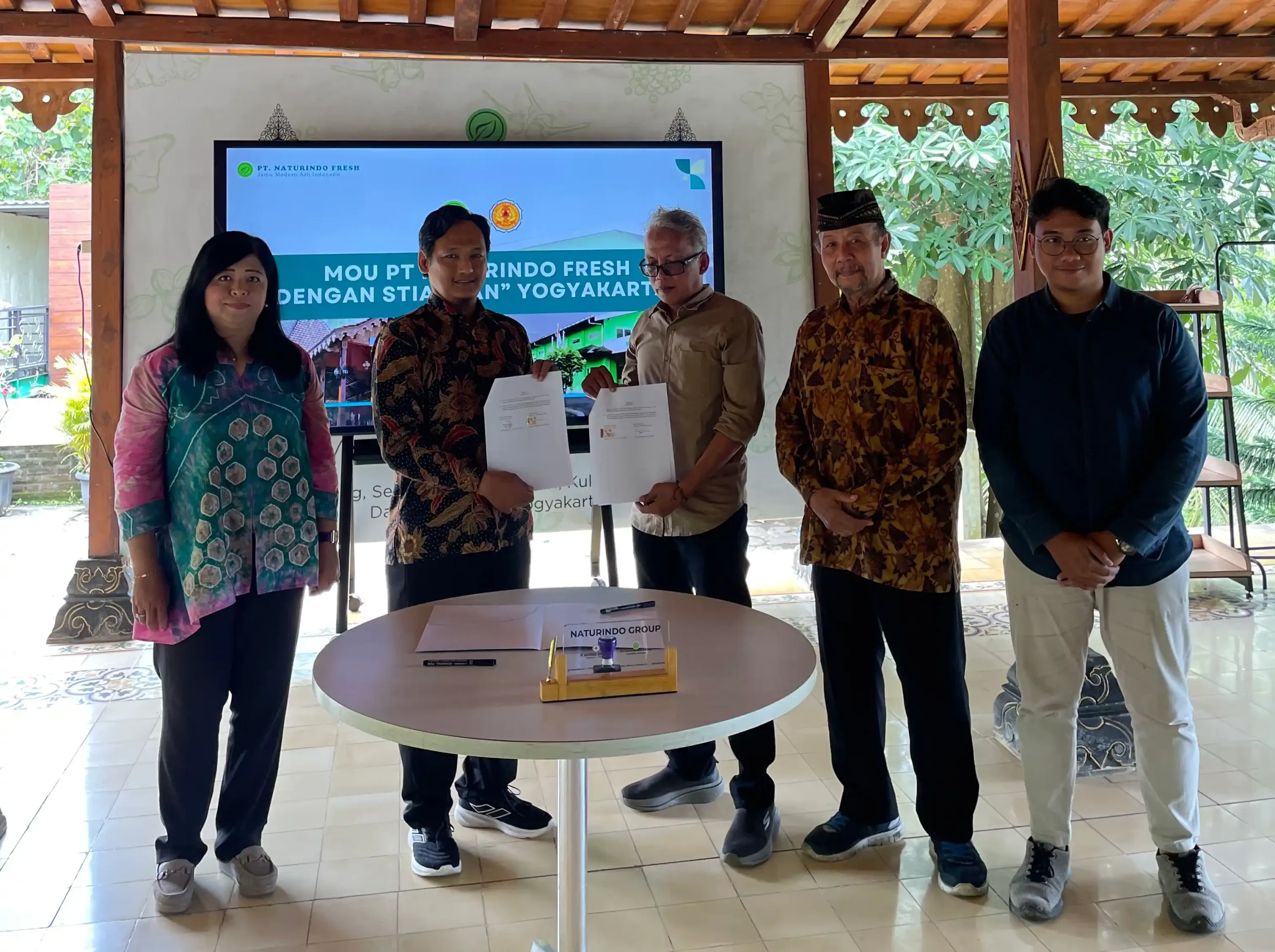 STIA AAN Yogyakarta Jalin Kerja Sama dengan PT Naturindo Fresh melalui Penandatanganan MoU