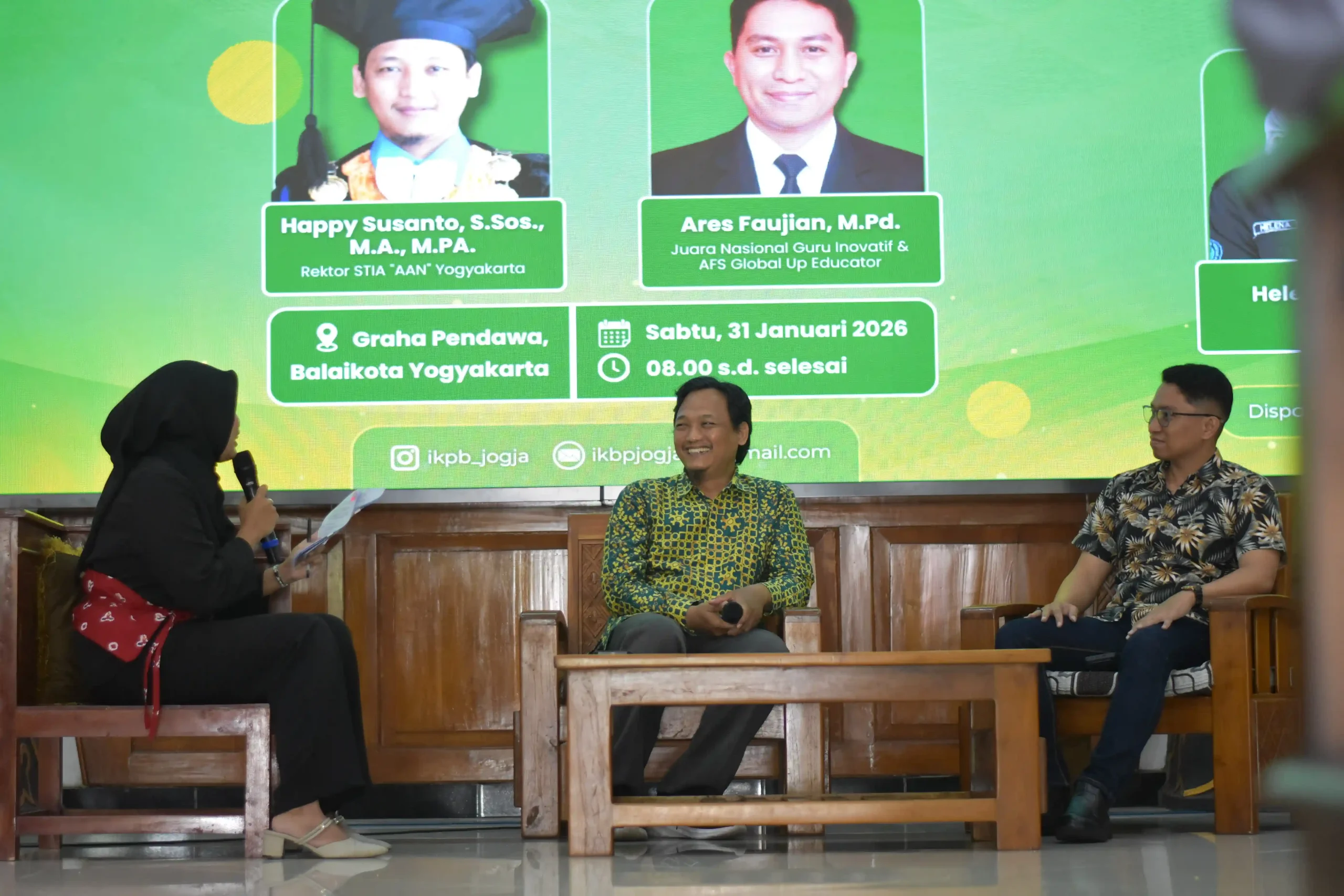 Ketua STIA AAN Yogyakarta Soroti Peran Strategis Mahasiswa Daerah pada Dialog Kebangsaan IKPB