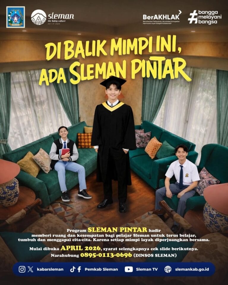 Kesempatan Emas Kuliah Gratis dengan Beasiswa Sleman Pintar! 🎓✨Wujudkan impianmu menjadi pemimp (2)